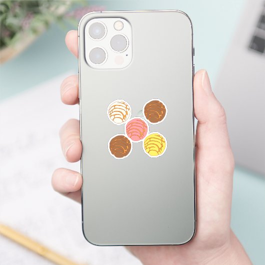Mexicaanse Pan Dulce Conchas Sticker (Telefoon)