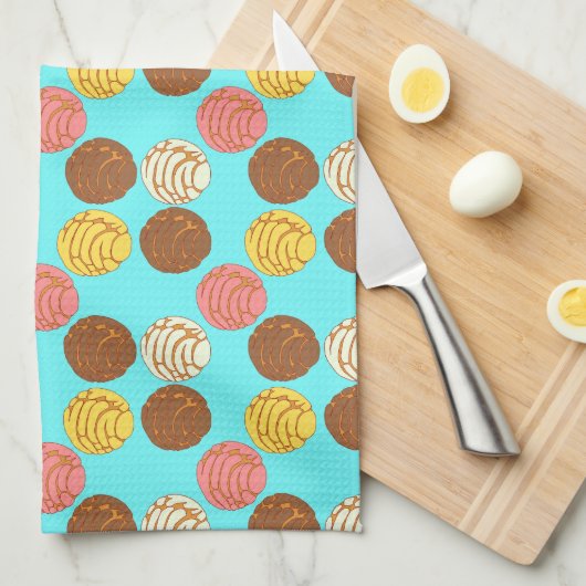 Mexicaanse Pan Dulce Conchas Theedoek (Quarter Fold)