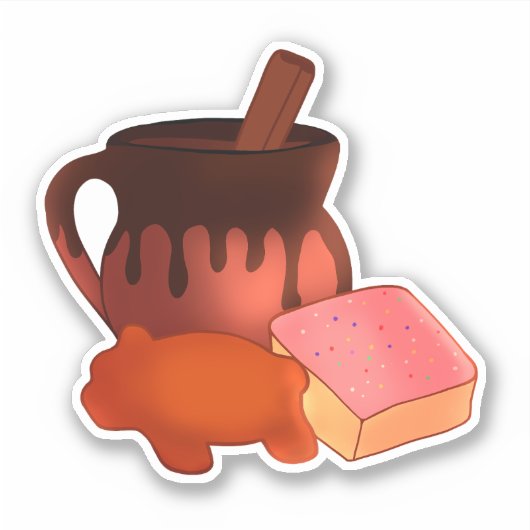 Mexicaanse Panaderia Pan Dulce Sticker (Voorkant)