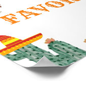 Mexicaanse partij Fiesta Favorieten Sign Baby show Poster (Hoek)