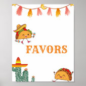Mexicaanse partij Fiesta Favorieten Sign Baby show Poster (Voorkant)