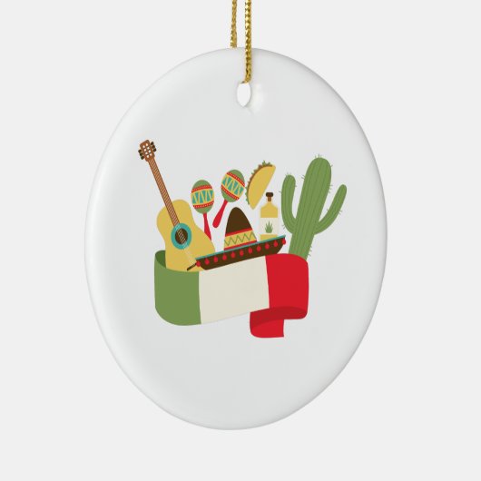 Mexicaanse Partij Keramisch Ornament (Rechts)