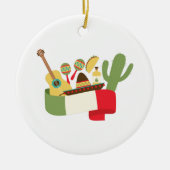 Mexicaanse Partij Keramisch Ornament (Voorkant)