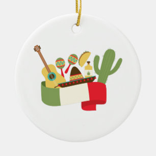 Mexicaanse Partij Keramisch Ornament