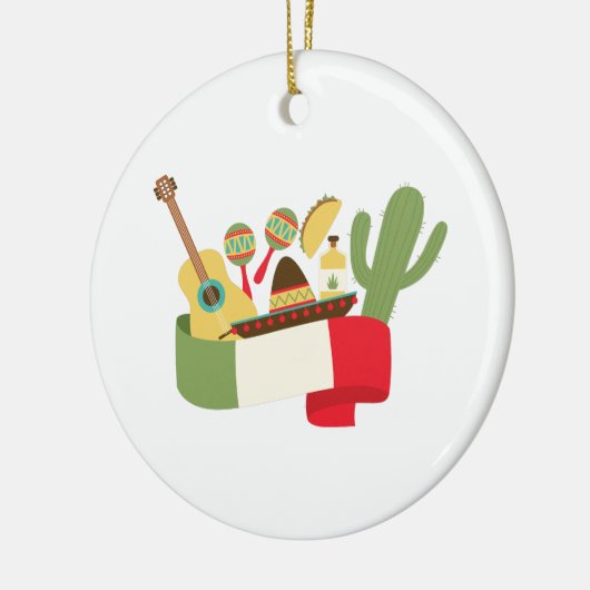 Mexicaanse Partij Keramisch Ornament (Links)