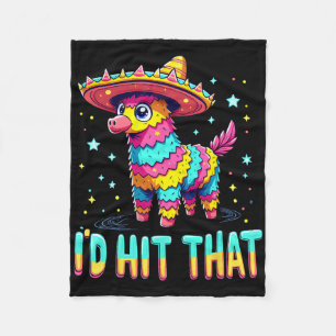 Mexicaanse Partij Pinatas Ik zou die Cinco de Mayo Fleece Deken