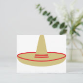 mexicaanse partij sombrero briefkaart (Staand voorkant)