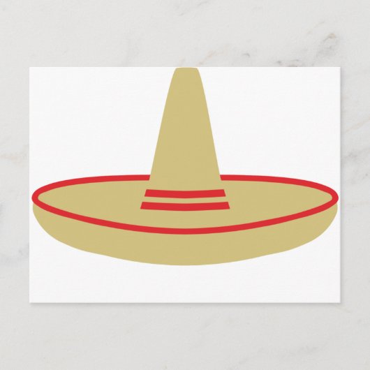 mexicaanse partij sombrero briefkaart (Voorkant)