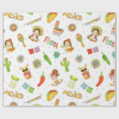 Mexicaanse Partij Verpakking Papieren rol Cadeaupapier (Vlak)