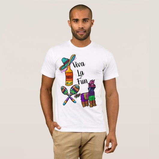 Mexicaanse Party T-shirt (Voorkant volledig)