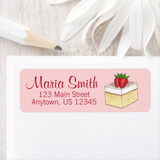 Mexicaanse Pastel de Tres Leches Taart Baking Dess Etiket (Insitu)