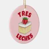 Mexicaanse Pastel de Tres Leches Taart Baking Dess Keramisch Ornament (Rechts)