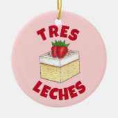 Mexicaanse Pastel de Tres Leches Taart Baking Dess Keramisch Ornament (Voorkant)