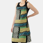 Mexicaanse patchwork stijl 1 schort (Insitu)