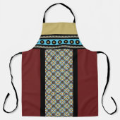 Mexicaanse patchwork stijl 2 schort (Voorkant)