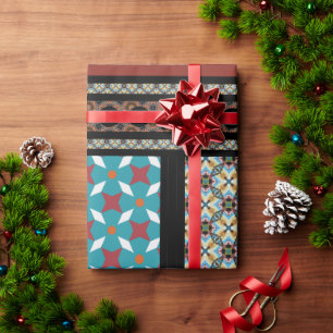 Mexicaanse patchwork stijl 3 cadeaupapier