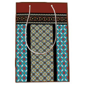 Mexicaanse patchwork stijl 3 medium cadeauzakje (Voorkant)