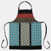 Mexicaanse patchwork stijl 3 schort (Voorkant)