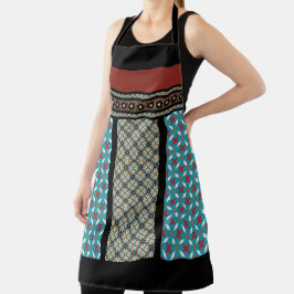 Mexicaanse patchwork stijl 3 schort