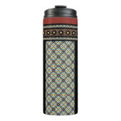 Mexicaanse patchwork stijl 3 thermosbeker (Voorkant)