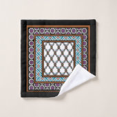 Mexicaanse patchwork stijl bad handdoek (Wasdoekje)