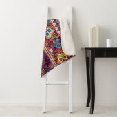 Mexicaanse patchwork: traditioneel  design. sherpa deken (In situ)