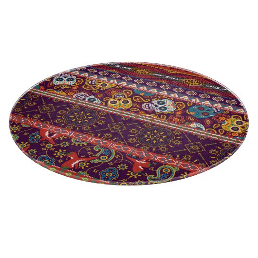 Mexicaanse patchwork: traditioneel design. snijplank (Hoek)