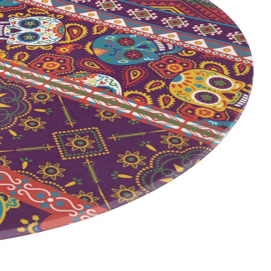 Mexicaanse patchwork: traditioneel design. snijplank (Hoek)