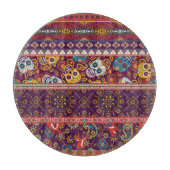 Mexicaanse patchwork: traditioneel design. snijplank (Voorkant)