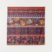 Mexicaanse patchwork: traditioneel  design. wandkleed (Voorkant)