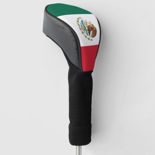 Mexicaanse patriottische vlag Mexico Golfheadcover (Schuin)