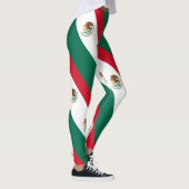 Mexicaanse patriottische vlag Mexico Leggings (Rechts)