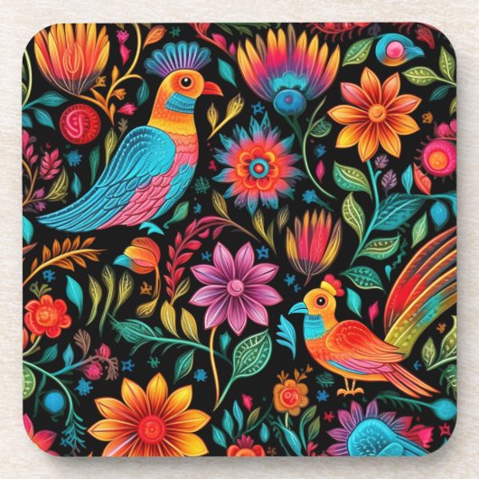 Mexicaanse patroon script naam bier onderzetter (Voorkant)