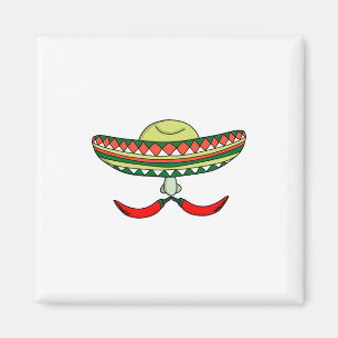 Mexicaanse Peppers Mustache Magneet