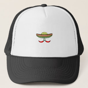 Mexicaanse Peppers Mustache Trucker Pet