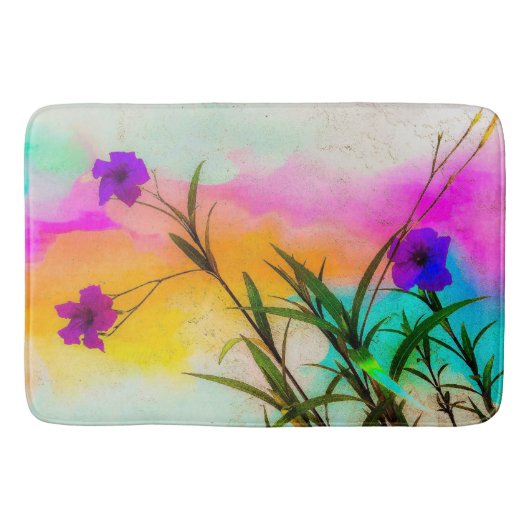 Mexicaanse Petunias Love Color Badmat (Voorkant)