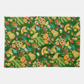 Mexicaanse pictogrammen patroon theedoek (Horizontaal)