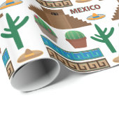mexicaanse piramide cadeaupapier (Rol Hoek)
