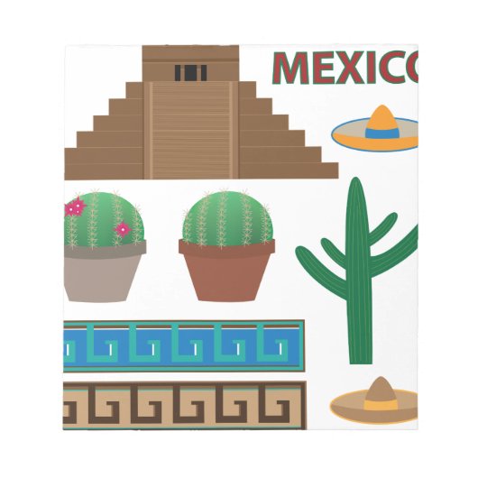 mexicaanse piramide notitieblok (Voorkant)