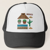 mexicaanse piramide trucker pet (Voorkant)