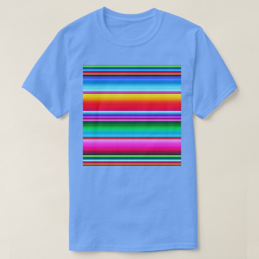 Mexicaanse Poncho Achtergrond naadloos patroon T-shirt (Design voorkant)