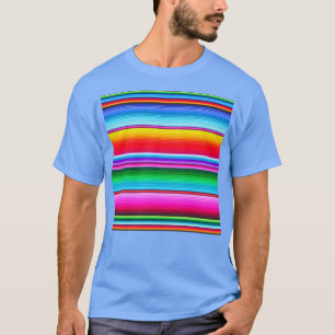 Mexicaanse Poncho Achtergrond naadloos patroon T-shirt