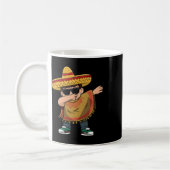 Mexicaanse Poncho Cinco de Mayo Dabbing Koffiemok (Links)
