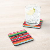 Mexicaanse poncho deken aangepaste tekst bier onderzetter (Rechterzijde)