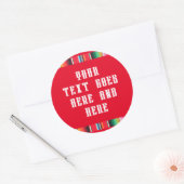 Mexicaanse poncho deken serape tekst Sticker (Envelop)