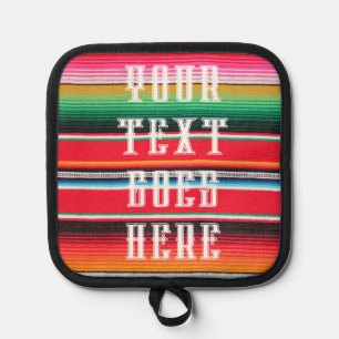 Mexicaanse poncho op maat Oven Mitt en Houders