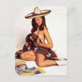 Mexicaanse pop omhoog briefkaart (Voorkant)