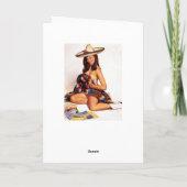 Mexicaanse pop omhoog kaart (Achterkant)