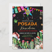 Mexicaanse Posada Navidena Fiesta Cactus Kerstmis Kaart (Voorkant)