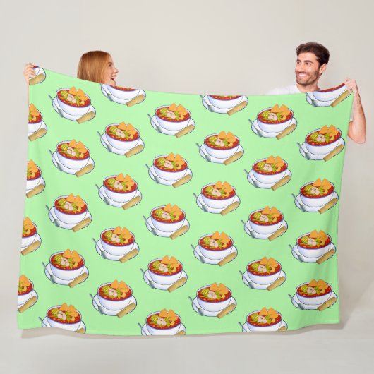 Mexicaanse Pozole Rojo De Pollo Fleece Deken (In situ)